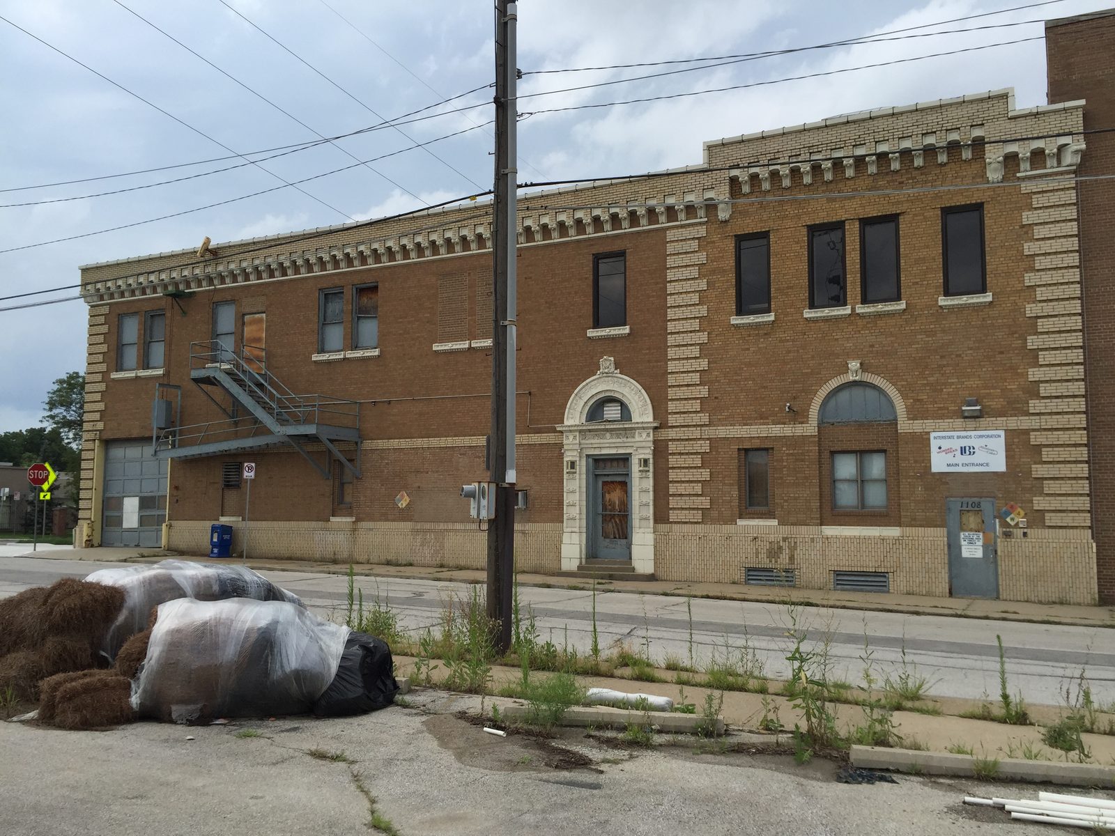 The Wonder Bread factory, boarded
